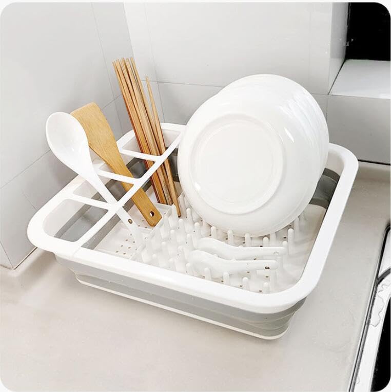 Space-Saving Kitchen Dish Rack