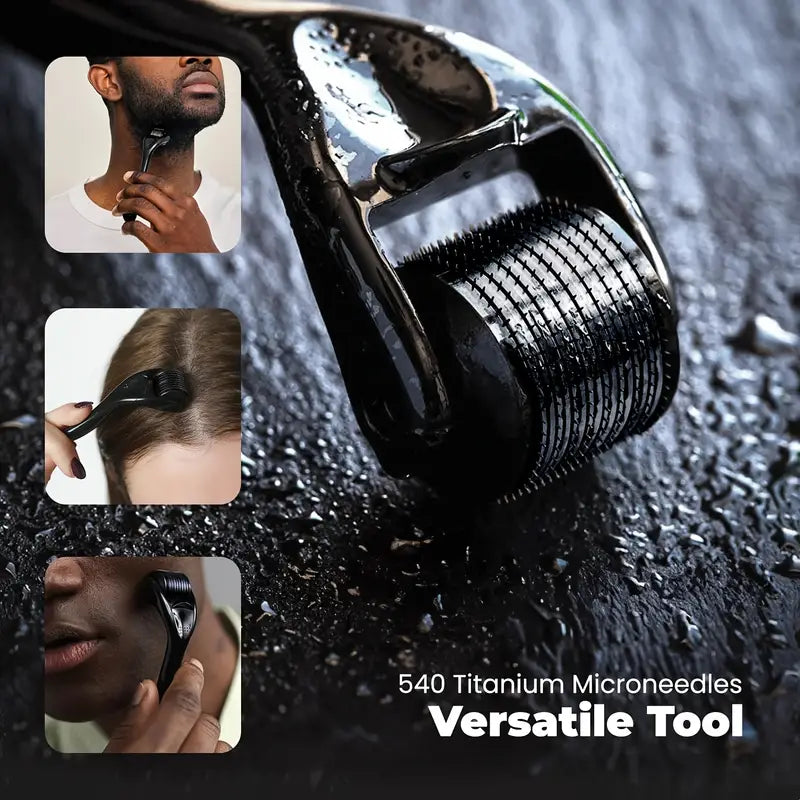 Derma Roller for Skin, Beard & Hair Regrowth (0.5 mm)