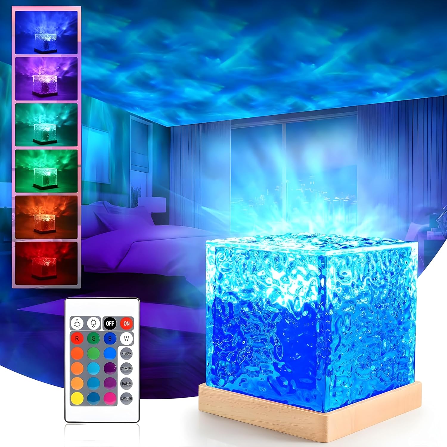 Ocean Waves Led Lamp 3D